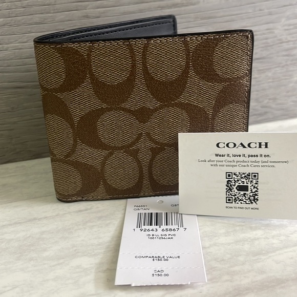 Coach bifold brown Wallet - Picture 6 of 7